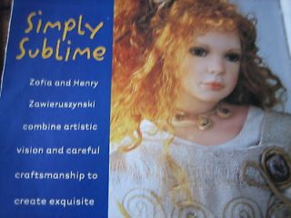 3pg Zawieruszynski Doll Article SIMPLY SUBLIME / Myrna Lippman 