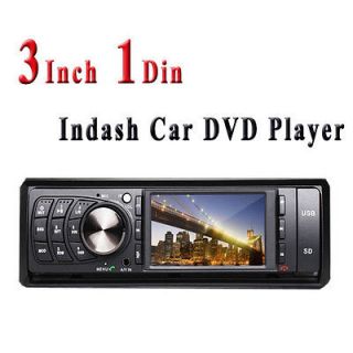 Cool 3 Car CD DVD Player In Dash Single 1Din Smart Touch Keys 
