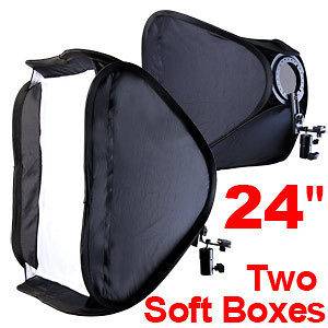   24 60cm Softbox Soft Box For Flash Light Speedlite Photo Speedlight