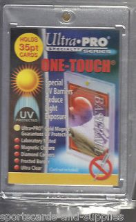 25 ULTRA PRO ONE TOUCH MAGNETIC CARD HOLDERS 35 PT UV