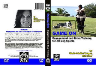 GAME ON   Engagement and Drive Training For All Dog Sports DVD 