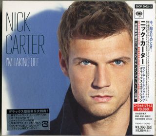 NICK CARTER IM TAKING OFF JAPAN LTD ED CD DVD 0202 BONUS TRACK H40