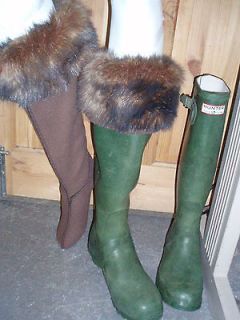welly warmers/ liners/socks Faux fur boot liners GREAT PRICE