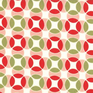   Modern Moda Quilt Fabric 1/2 yard Candy Apple Geometric 55041 15
