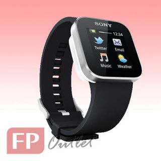 Sony SmartWatch Bluetooth Player FM Radio Display SMS Email Android 