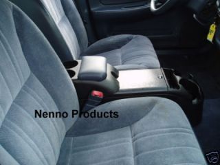 Black Center Console with Blue Armrest Pad Impala 9C1 Police (Fits 