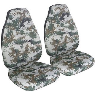 FORD RANGER 60/40 HIGH BACK CAR SEAT COVERS digital camo gray/brown 
