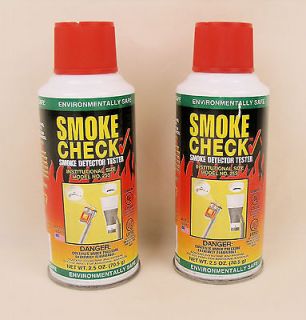 TWO(2) NEW Smo​ke Detector Tester   (Canned Smoke)   Smoke Check 25S 