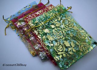   Organza Jewellery Xmas Holidays Party Supply Cards Gift Wrap Bags #W68