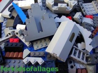   Lot 100 Mixed Parts Pieces Bricks Castle Rock Mountain Wall Arches