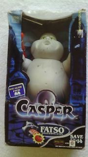 Tyco 1994 Casper the Ghost   Fatso Figure (Night Glow Eyes/Tomato 