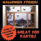 Set of 14 Halloween Window Wall Graphic Decoration Stickers SPIDER 3.7 