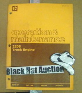 CAT Caterpillar 3208 Truck Engine Parts Manual Book spare catalog 32Y 