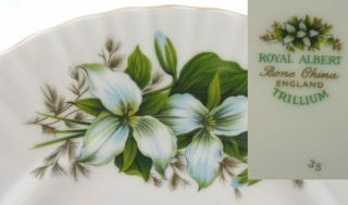TRILLIUM DINNER WARE CHINA SELECTIONS BY ROYAL ALBERT ENGLAND