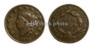 1826, Coronet Cent