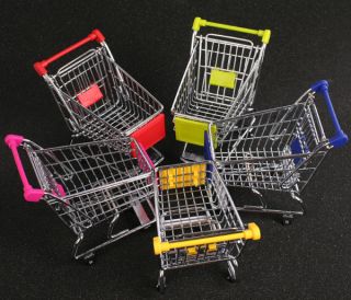   Supermarket Handcart Shopping Cart Utility Phone Holder Stand Gift Toy