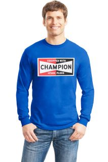 Champion Spark Plugs Retro T shirt Jersey vintage sign Chevelle Camaro 