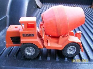Vintage ELDON Toys Plastic CEMENT MIXER