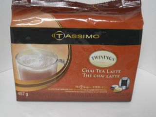   DISCS Twinings CHAI TEA LATTE   16 discs   8 Chai tea and 8 milk