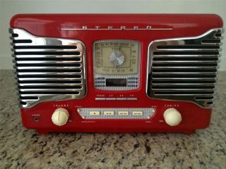 TEAC Red Retro Radio / Alarm / CD Player