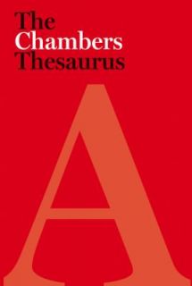 The Chambers Thesaurus 2012, Hardcover