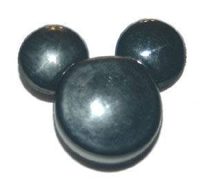BLACK MICKEY MOUSE EARS TIE TACK (054)