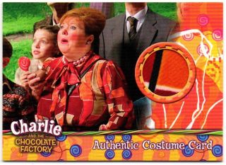 CHARLIE CHOCOLATE FACTORY MRS. GLOOP DRESS COSTUME CARD 2005 ARTBOX