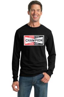 Champion Spark Plugs Retro T shirt Jersey vintage sign Chevelle Camaro 