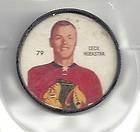 CECIL HOEKSTRA 1960 61 NHL Salada / Shirriff Coin #79 EX 60 CHICAGO 