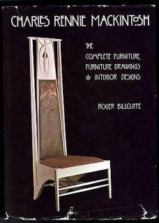 1979 Charles Rennie MACKINTOSH Complete Furniture, Drawings, Interior 