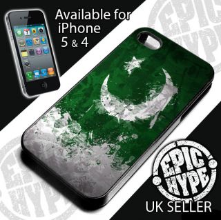 PAKISTAN FLAG PAINT iPhone 4 / 4s cover case Cricket Islam Pakistani