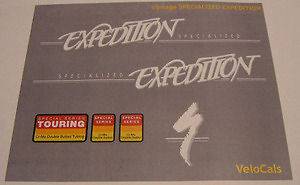 1980s Specialized Expedition decal set of 6