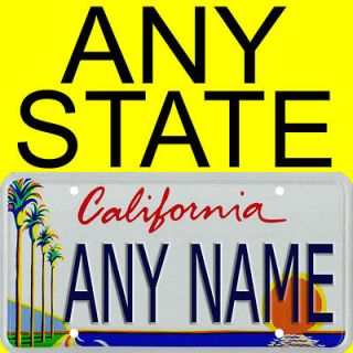   State or Canadian License Plate 4 Childs Electric Ride On Vehicle