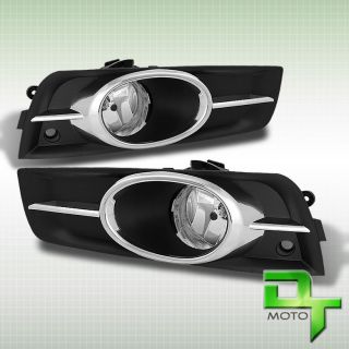 09 12 Chevy Cruze replacement Bumper Driving Chrome Fog Lights Lamps 