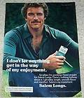 1981 CHAZ COLOGNE Magazine Print Ad YOUNG TOM SELLECK