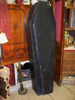 Antique Casket / Coffin 72 H x 20 W x 9.5  *Unsure Of The Age 
