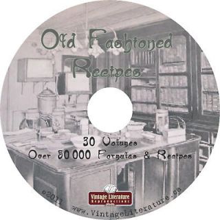 Old Fashioned Formulas & Chemical Recipes on DVD