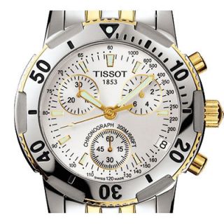 New TISSOT T Sport PRS200 Gold Wristwatches Men T17.2.486.33