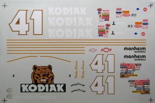 41 Ricky Craven 1996 Kodiak Chevy Monte Carlo