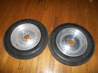 CENTERLINE WHEELS RIMS 15 X 3.5 PAIR OF TWO & TIRES CHEVY GM