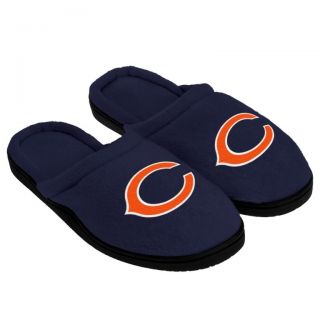 Chicago Bears NFL Full Sole Cupped Team Logo Slippers 2012 New Warm 