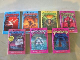 Goosebumps   Lot of 7 Books   VG to Like New Condition