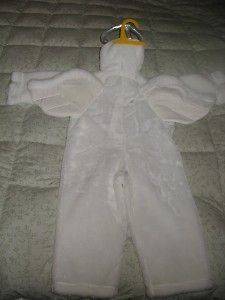   Dress Up Chrisha White Plush Angel Costume Costumes Sz. M Ages 4 6 New