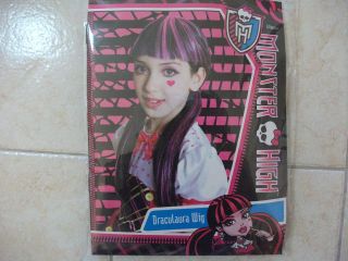 Child MONSTER HIGH DRACULAURA WIG  BRAND NEW IN PACK 