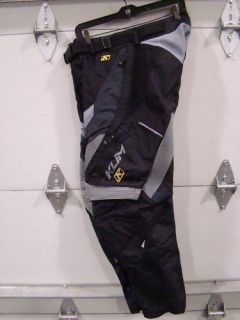 Klim Chinook Pant Black/Gray Controll Vent 30, 32, 34,36 IN STOCK Dual 