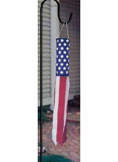 18 American Flag Stars and Stripes Red White and Blue Windsock 