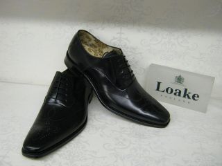 Design Loake Gunny Black Leather Lace Up Shoes