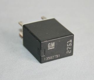 Denso GM Chevy Cobalt 13502751 black mini micro 5 pin relay