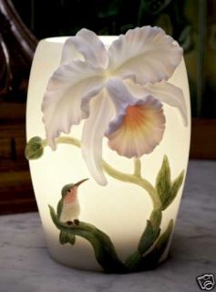 Hummingbird and Catleya Night Lamp