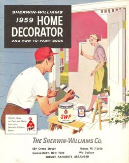   Williams Home Decorator How to Paint Guide 1959 Kem Tone Kem Glo